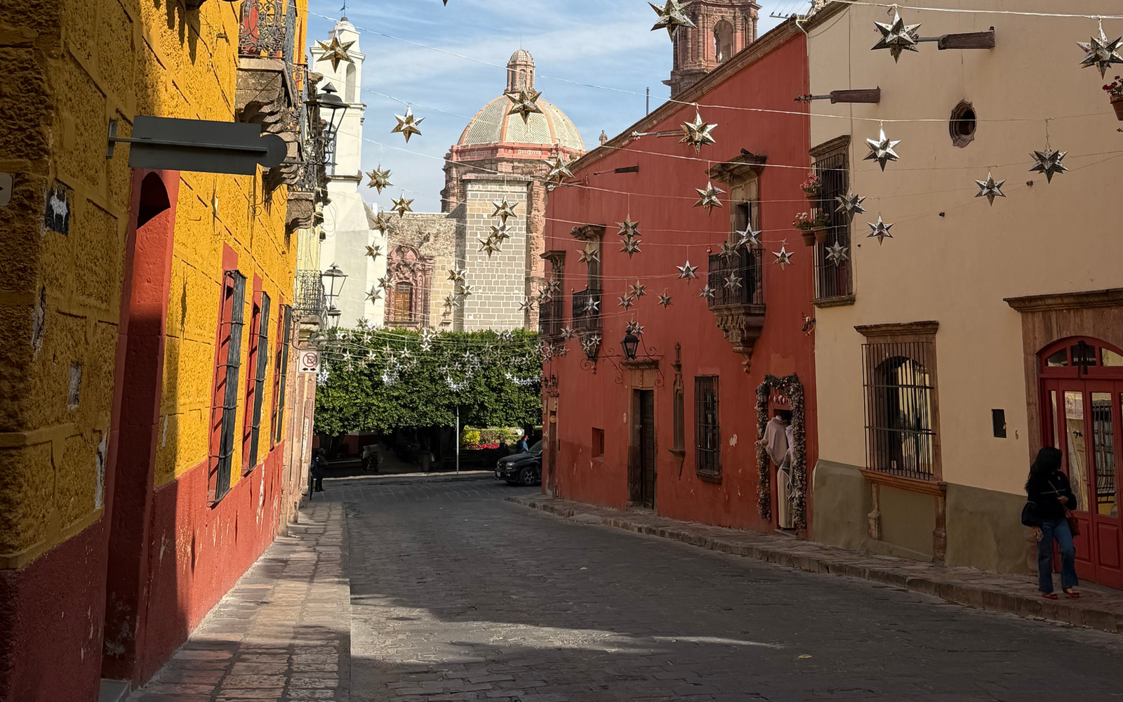 Historic streetscape in San Miguel de Allende